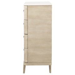 Lucaire Sandstone 5-drawer Chest Of Drawers - Ornate Home