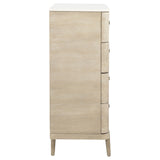 Lucaire Sandstone 5-drawer Chest Of Drawers - Ornate Home