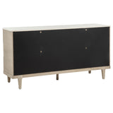 Lucaire Sandstone 6-drawer Dresser Cabinet - Ornate Home