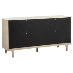Lucaire Sandstone 6-drawer Dresser Cabinet - Ornate Home