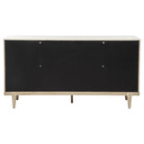 Lucaire Sandstone 6-drawer Dresser Cabinet - Ornate Home