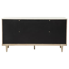 Lucaire Sandstone 6-drawer Dresser Cabinet - Ornate Home