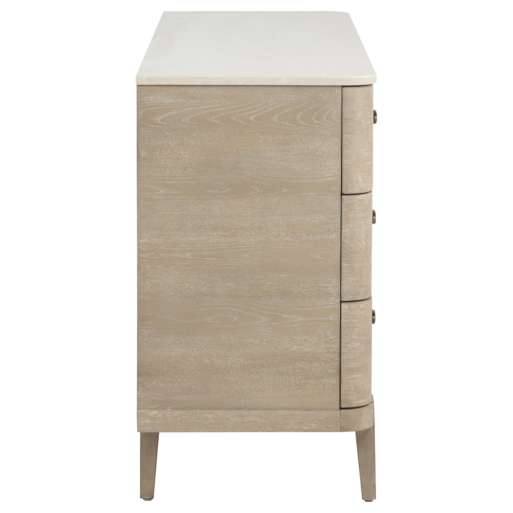 Lucaire Sandstone 6-drawer Dresser Cabinet - Ornate Home