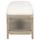 Lucaire Sandstone Upholstered Bedroom Bench - Ornate Home