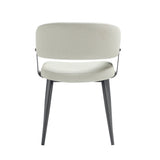 Luce Dining Chair in Oatmeal (set of 2) - Ornate Home