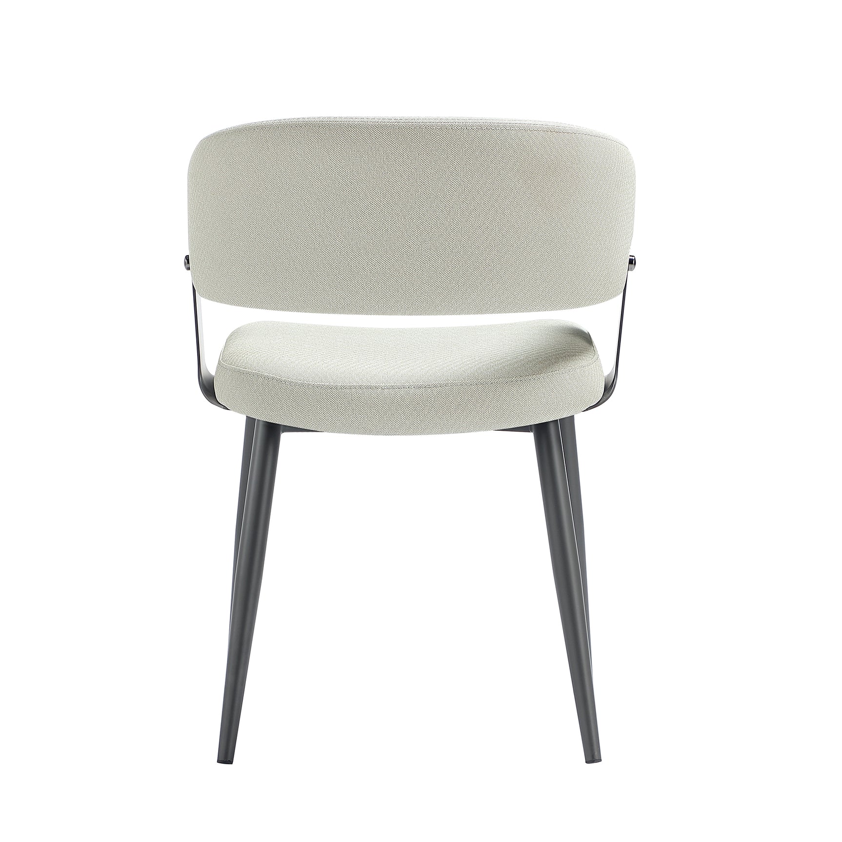 Luce Dining Chair in Oatmeal (set of 2) - Ornate Home