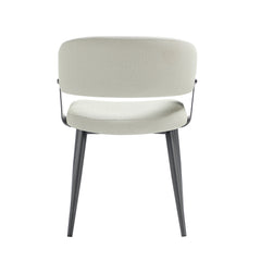 Luce Dining Chair in Oatmeal (set of 2) - Ornate Home