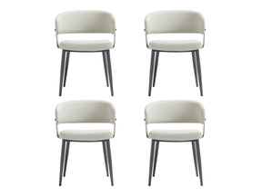 Luce Dining Chair in Oatmeal (set of 4) - Ornate Home