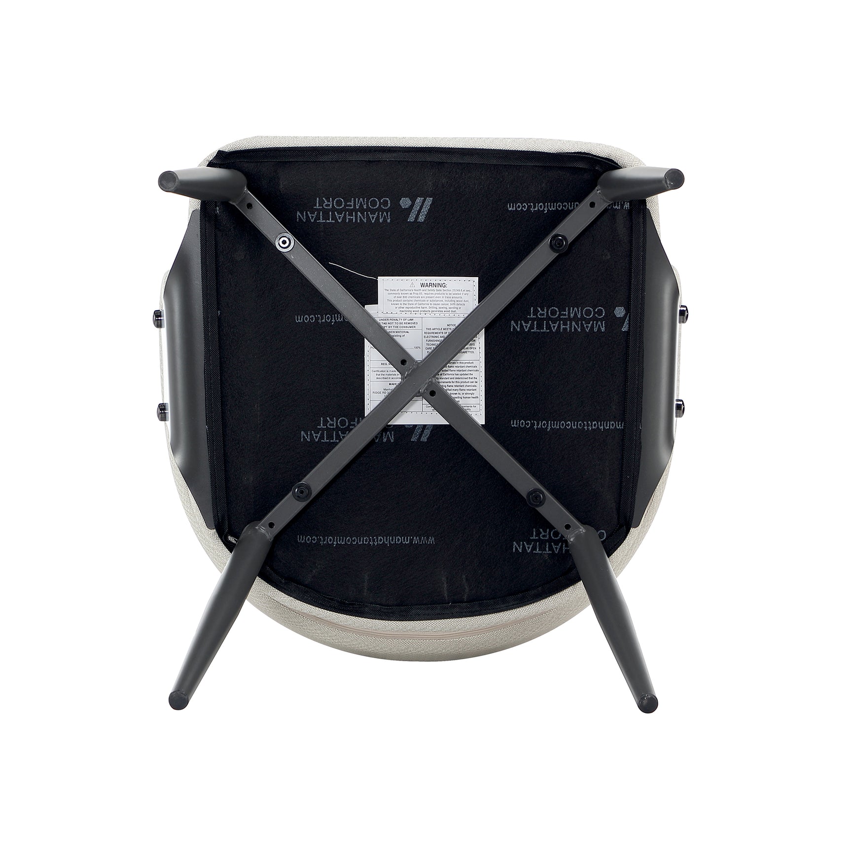 Luce Dining Chair in Oatmeal (set of 4) - Ornate Home