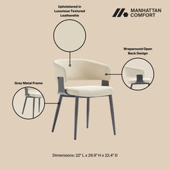 Luce Dining Chair in Sand - Ornate Home