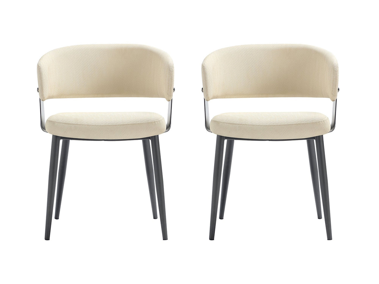 Luce Dining Chair in Sand (set of 2) - Ornate Home