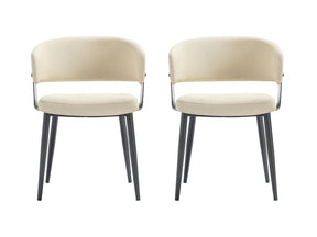 Luce Dining Chair in Sand (set of 2) - Ornate Home