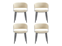 Luce Dining Chair in Sand (set of 4) - Ornate Home