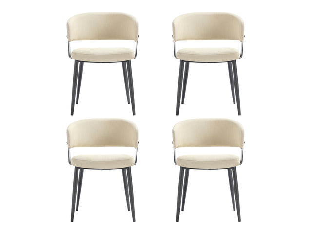 Luce Dining Chair in Sand (set of 4) - Ornate Home