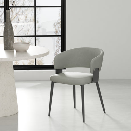 Luce Dining Chair in Stone Grey - Ornate Home