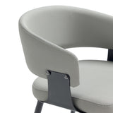 Luce Dining Chair in Stone Grey (set of 2) - Ornate Home