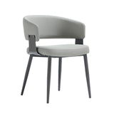 Luce Dining Chair in Stone Grey (set of 2) - Ornate Home