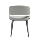 Luce Dining Chair in Stone Grey (set of 2) - Ornate Home