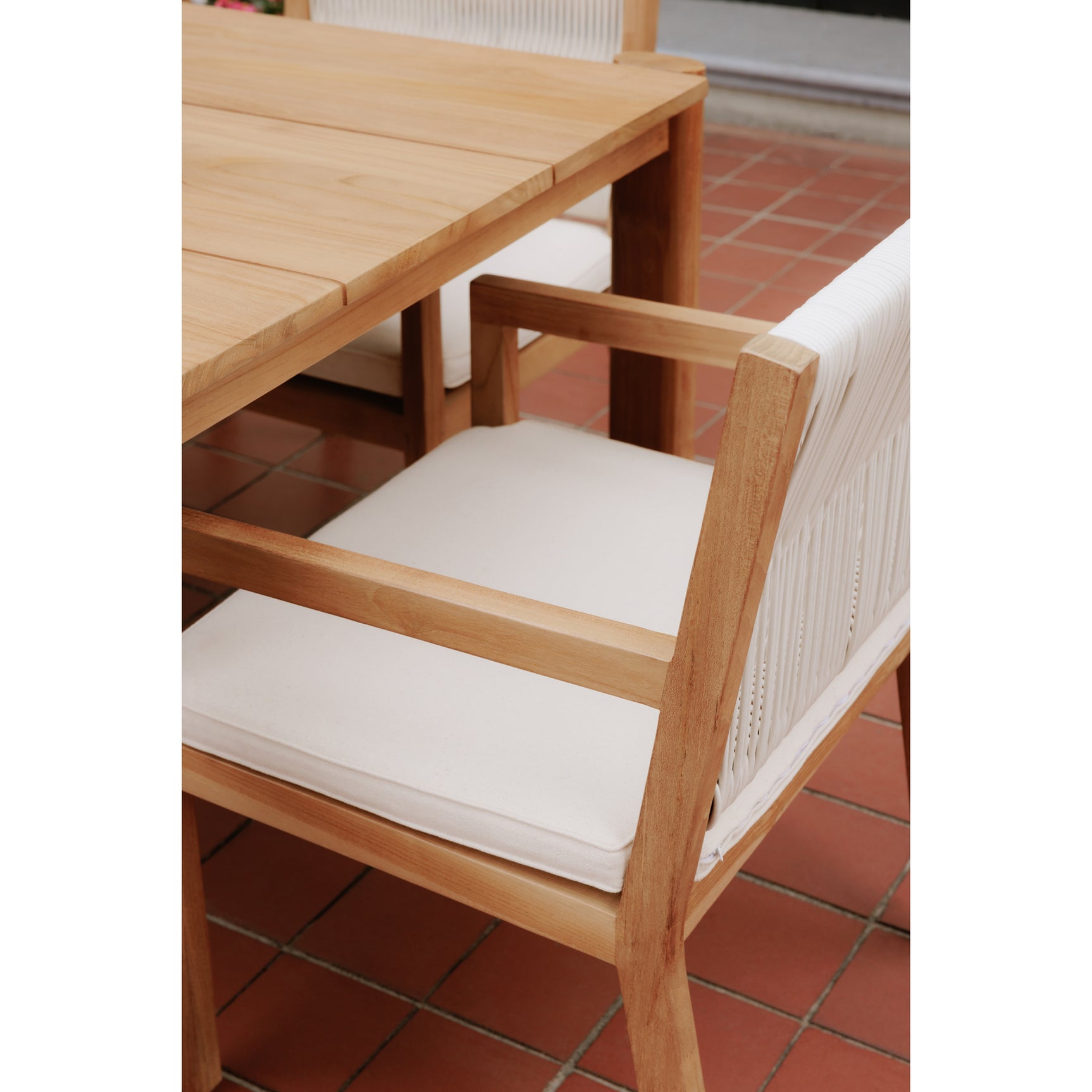 Luce Natural Outdoor Dining Chair - Ornate Home