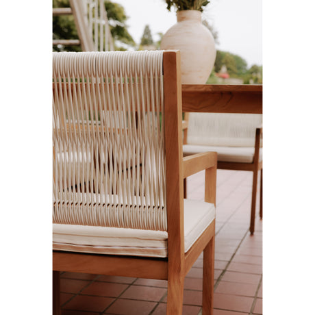 Luce Natural Outdoor Dining Chair - Ornate Home
