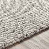 Lucerne LNE-1001 Gray Wool Rug - Ornate Home
