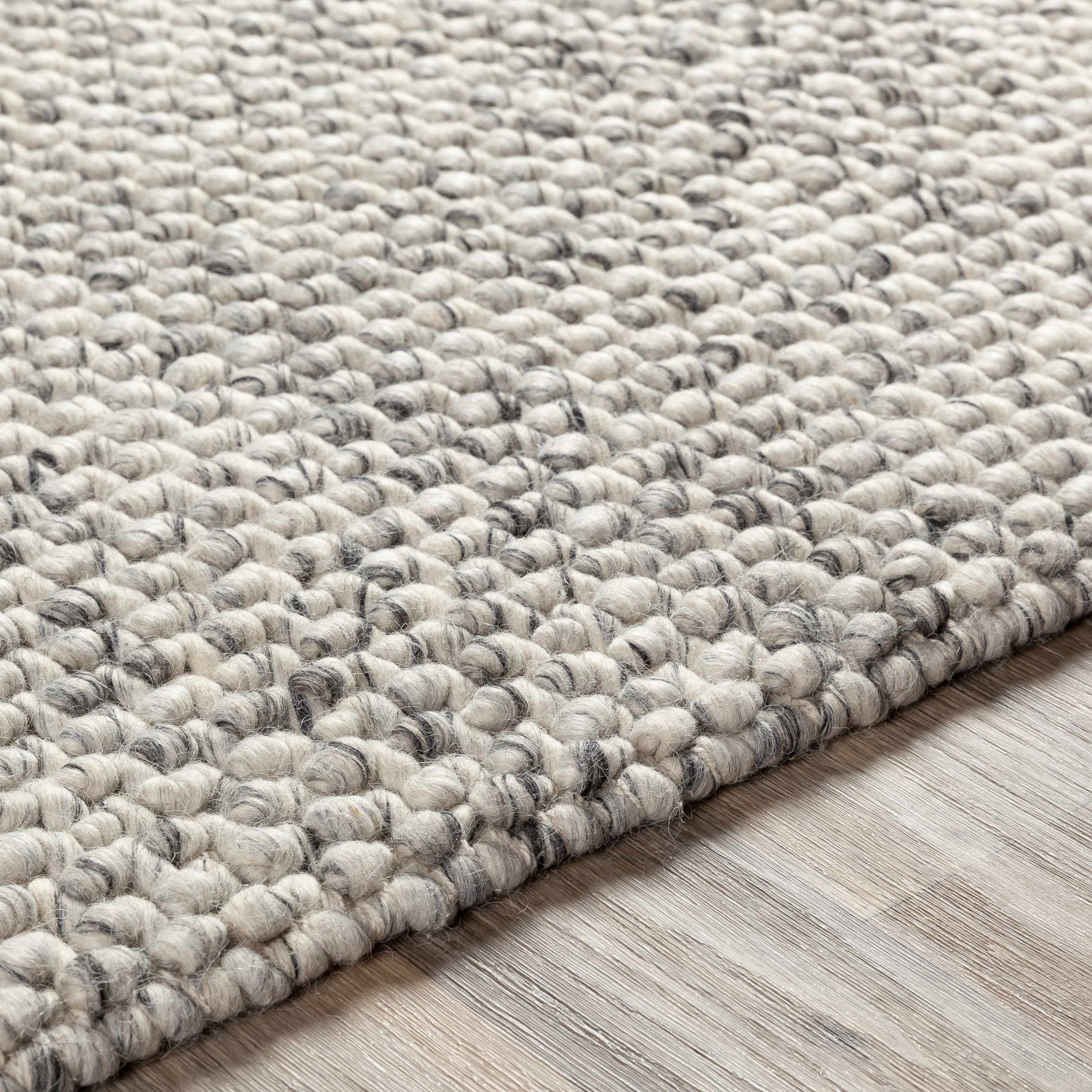 Lucerne LNE-1001 Gray Wool Rug - Ornate Home