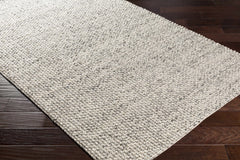 Lucerne LNE-1001 Gray Wool Rug - Ornate Home