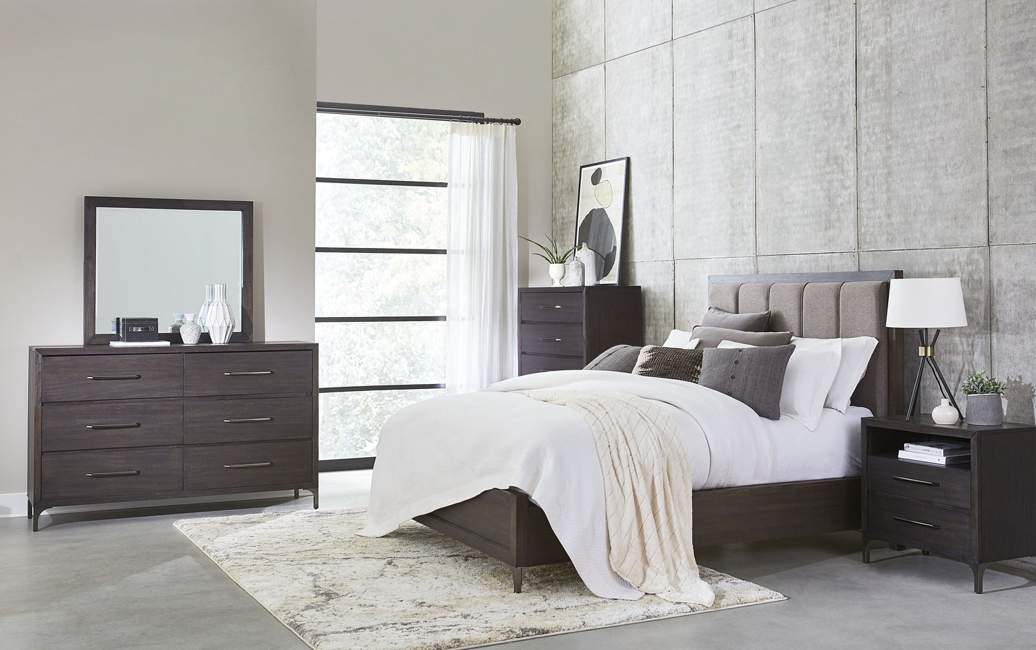 Lucerne Mirror in Vintage Coffee - Ornate Home