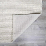 Lucerne Plain Cream Wool Rug LNE-1000 - Ornate Home