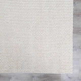 Lucerne Plain Cream Wool Rug LNE-1000 - Ornate Home