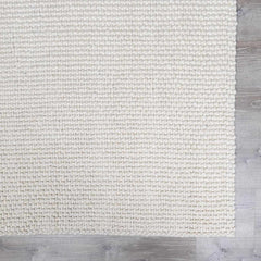 Lucerne Plain Cream Wool Rug LNE-1000 - Ornate Home