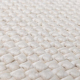 Lucerne Plain Cream Wool Rug LNE-1000 - Ornate Home