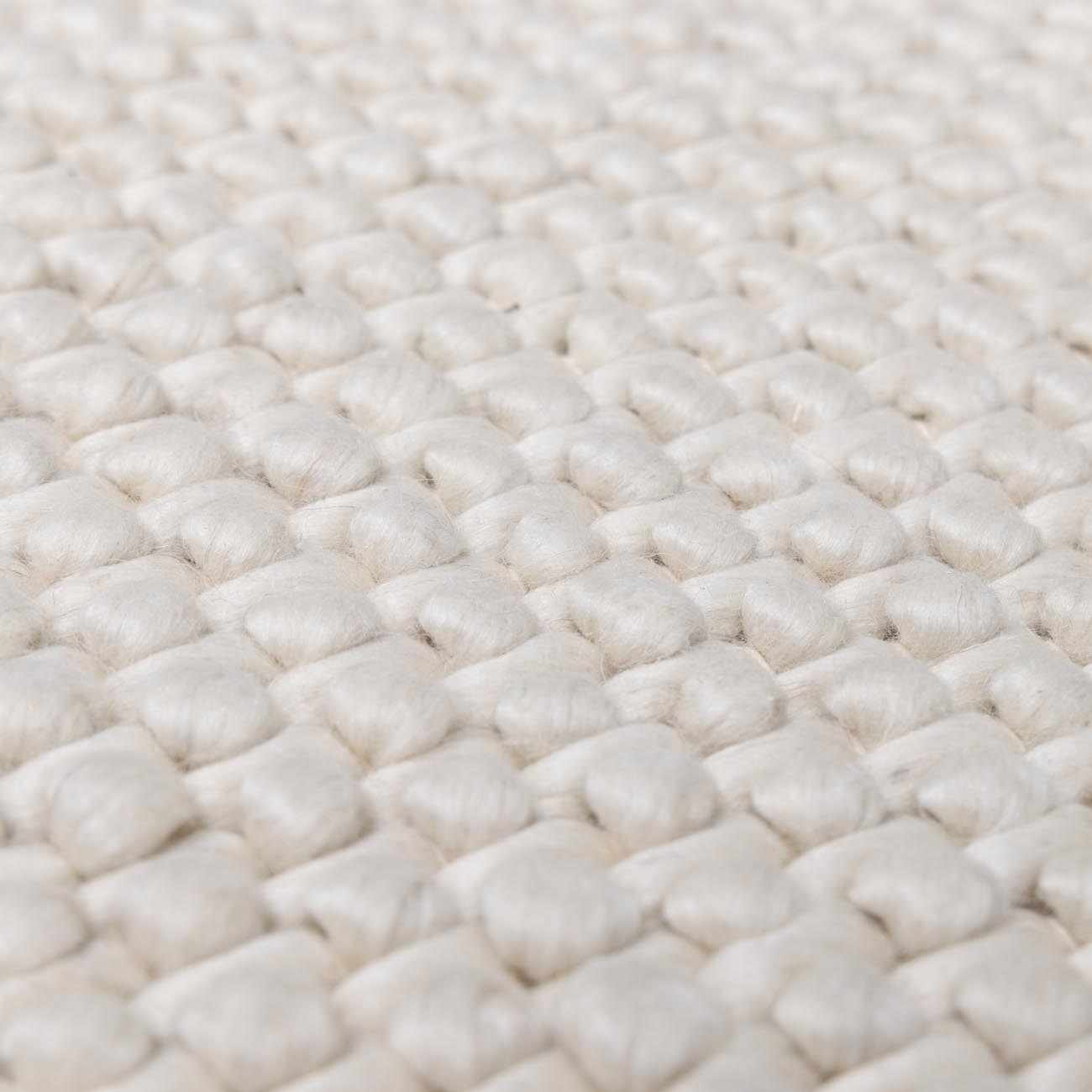 Lucerne Plain Cream Wool Rug LNE-1000 - Ornate Home