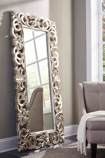 Lucia Antique Silver Accent Mirror (Online Special Price) - Ornate Home