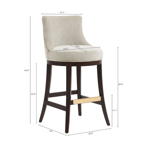 Lucia Barstool in Natural - Ornate Home