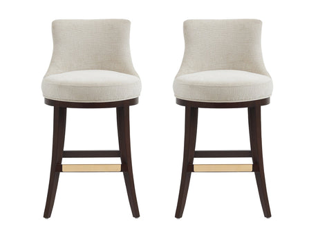Lucia Barstool in Natural (set of 2) - Ornate Home