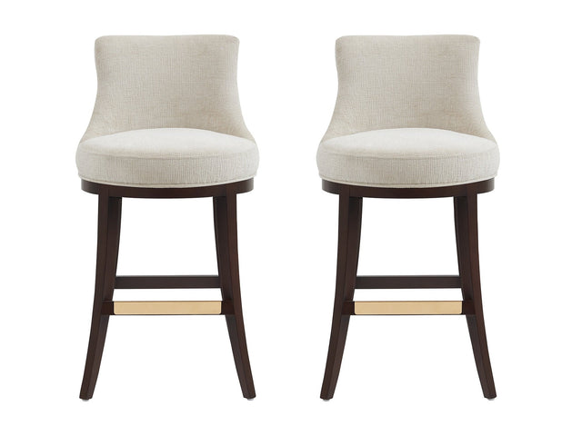 Lucia Barstool in Natural (set of 2) - Ornate Home
