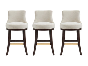 Lucia Barstool in Natural (set of 3) - Ornate Home