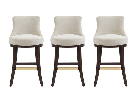 Lucia Barstool in Natural (set of 3) - Ornate Home