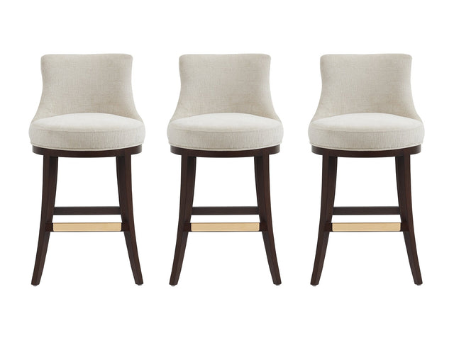 Lucia Barstool in Natural (set of 3) - Ornate Home