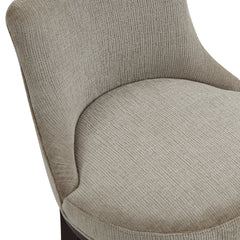 Lucia Barstool in Taupe (set of 2) - Ornate Home