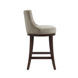 Lucia Barstool in Taupe (set of 3) - Ornate Home