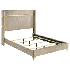 Lucia Beige And White 3-Piece Queen Bedroom Set - Ornate Home