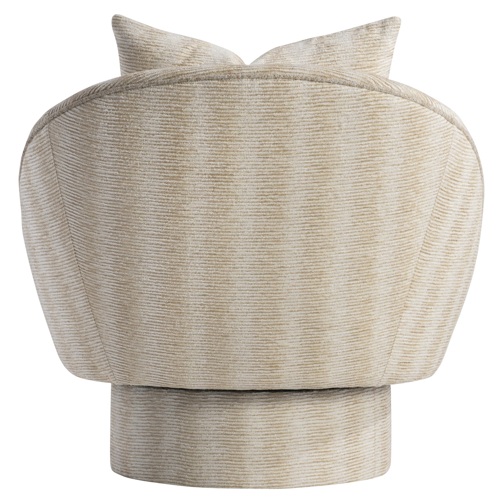 Lucia Beige/Tan Fabric Swivel Chair - Ornate Home