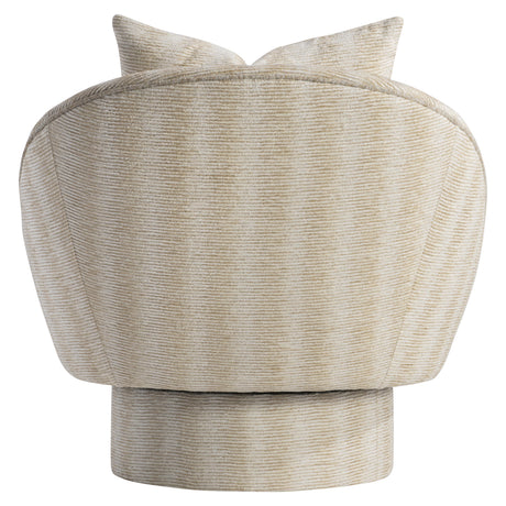 Lucia Beige/Tan Fabric Swivel Chair - Ornate Home