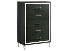 Lucia Black Chest - Ornate Home