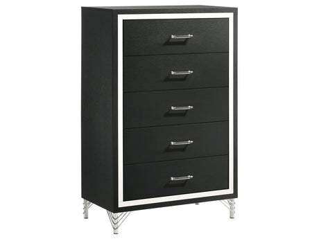 Lucia Black Chest - Ornate Home