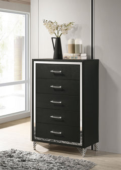 Lucia Black Chest - Ornate Home