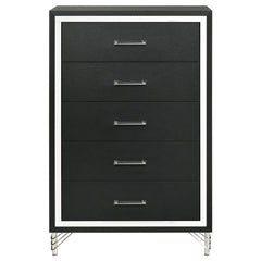 Lucia Black Chest - Ornate Home