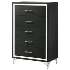 Lucia Black Chest - Ornate Home